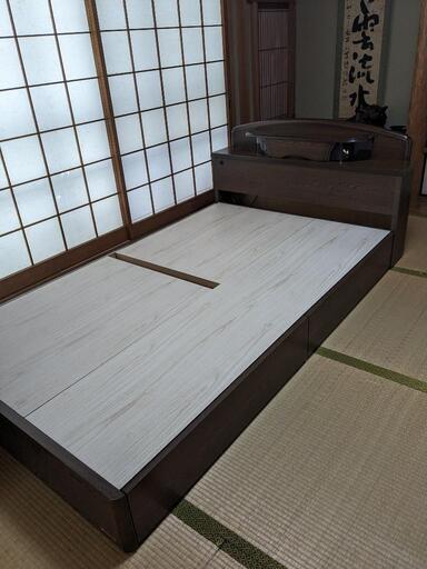 家具 ベッド セミダブルベッド