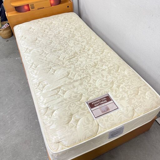16183  NITORI コイルスプリングシングルマットレス   ◆大阪市内・東大阪市他 5,000円以上ご購入で無料配達いたします！◆ ※京都・高槻・枚方方面◆神戸・西宮・尼崎方面◆奈良方面、大阪南部方面　それぞれ条件付き無料配送あり！