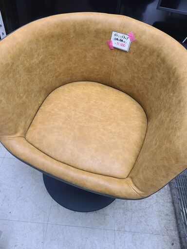 ダイニングチェア　回転式　ブラウン　おしゃれ家具　GMW26