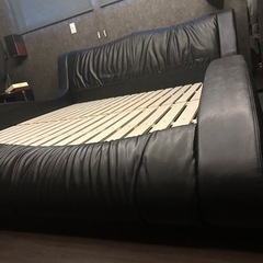 家具 寝具　アルモニアベッドフレームキングサイズ