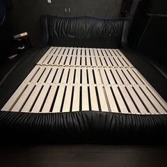 家具 寝具　アルモニアベッドフレームキングサイズ