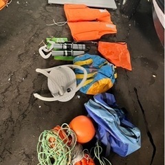 軽ボートトレーラー(ジェット)、ゴムボートその他