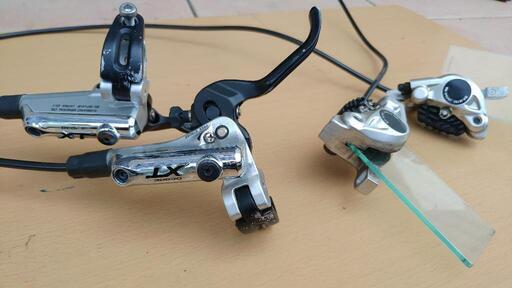 SHIMANO シマノ 油圧ブレーキ XT M785 前後セット 音弧***SHIMANO