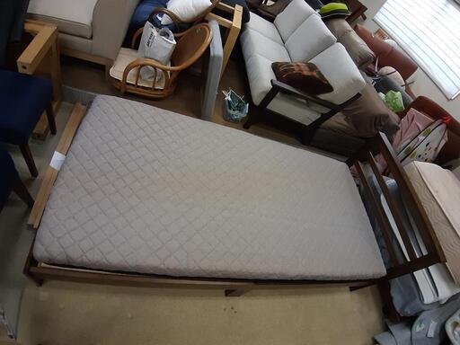 【引取先決まりました！】 ベッド シングル マットレス付き シングルベッド マットレスセット ベット