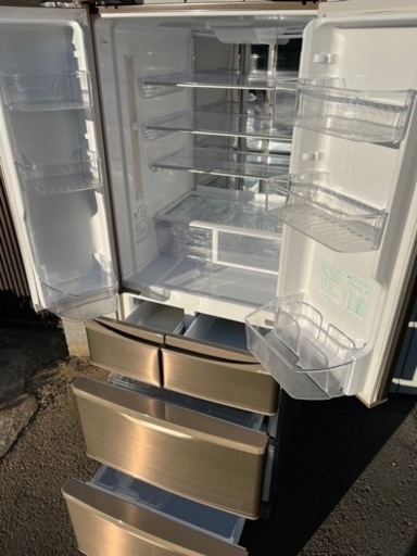 フレンチドア□シャープ 6ドア冷凍冷蔵庫 465L□SHARP SJ-XF47Y-T 6  