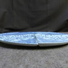 実家の蔵出し品 古い伊万里の品 貴重 浮き彫り 青海波 旧日本地図の