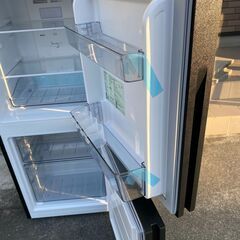 超人気黒冷蔵庫 2023年製 TWINBIRD 121L冷蔵庫 HR-GJ12 ツインバード 48116-5-010