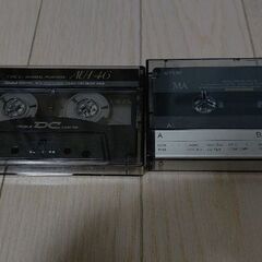 カセットテープ　TDKメタル60分、AXIAノーマル46分
