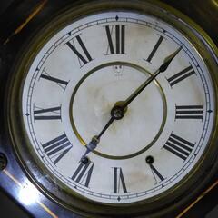 貴重 USA セストーマス製 中世の騎士 貴族絵 古い八角時計