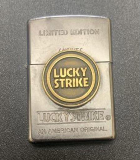 zippoラッキーストライクLUCKY STRIKE シリアルナンバー 0000