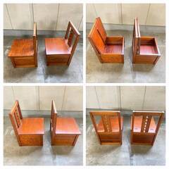 囲炉裏 ダイニング テーブル 椅子セット 破損無し 状態良好