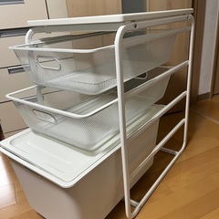 【IKEA ALGOT】収納ラック 3段
