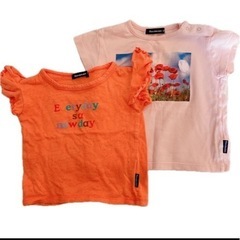 ムージョンジョン　80㎝　女の子　 Tシャツ　２枚セット
