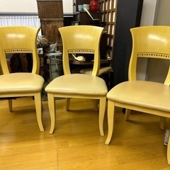 家具 椅子 ダイニングチェア　3脚セット