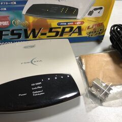 スイッチングハブ corega FSW-5PA ①