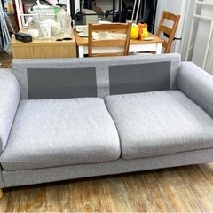 お買得】 ⭐️美品⭐️ ニトリ 2Pソファ ルワン GY