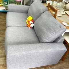 お買得】 ⭐️美品⭐️ ニトリ 2Pソファ ルワン GY