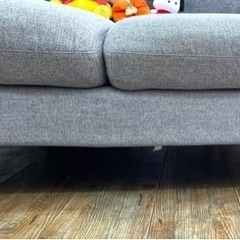 お買得】 ⭐️美品⭐️ ニトリ 2Pソファ ルワン GY