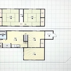 🏠5DK💥 新家賃設定、初期費用０円！周南市栗屋 🏡ペット可能の戸建て🐶街の中🔧DIY 賃貸！住宅、寮、倉庫、事務所、工場などへDIY応談 ✨居住支援法人大歓迎✨ - 周南市