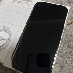 極美品 SIMフリーiPhone14 pro 128gゴールド バッテリー100% 箱付属品完備品 保証付き