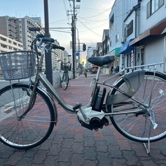 Yamaha電動アシスト自転車 26型 (バッテリー、充電器付き)