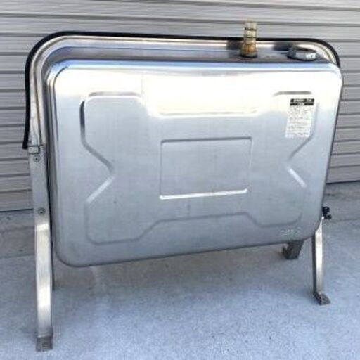 ステンレス　灯油タンク　約90Ｌ　中古　灯油ボイラー　角型　中古　メンテナンス済　引取り：田川市