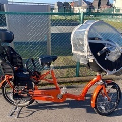 【週末お値下げ】🌟電動なし子乗せ自転車　ふらっかーず　後ろ乗せつき⭐️