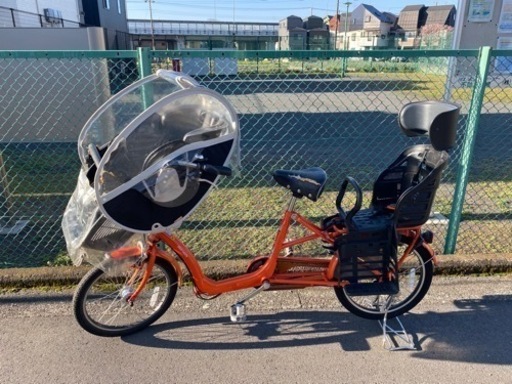 【週末お値下げ】電動なし子乗せ自転車　ふらっかーず　後ろ乗せつき⭐️