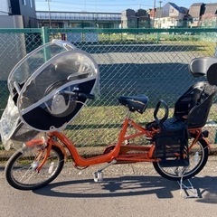 【週末お値下げ】🌟電動なし子乗せ自転車　ふらっかーず　後ろ乗せつき⭐️