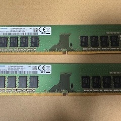 SAMSUNG DDR4-2666 16GB 8GB x 2