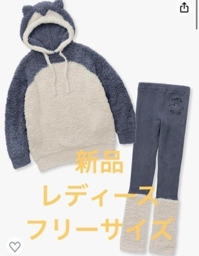 【ポケモンスリープ】(gelato pique)ジェラート カビゴンパーカ\u0026ショートパンツセット(NVY-F)