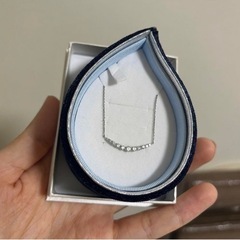4℃プラチナネックレス ダイヤモンドネクレスほぼ新品
