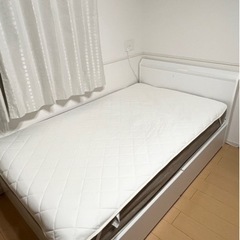 お相手決定しました】【ニトリ】家具 ベッド セミダブルベッド 