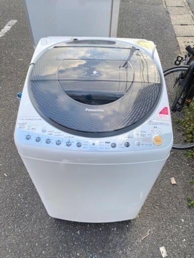 北九州市内配送無料　保証付き　パナソニック Panasonic NA-FR80S6-S [タテ型洗濯乾燥機（8.0kg） シルバー]
