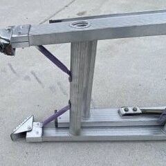 　二連伸縮はしご　 アルインコ　CX-700　4.2～7ｍ　保管品　2連梯子　ハシゴ