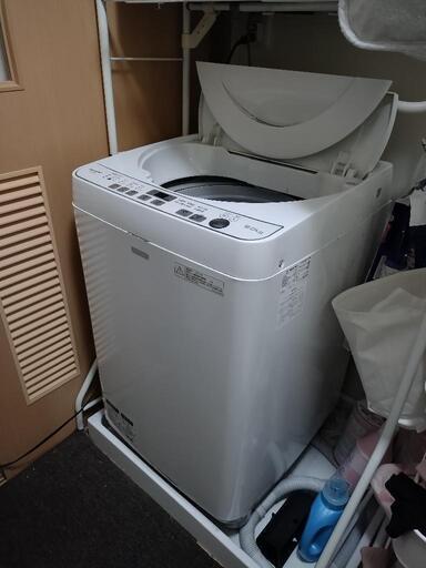 お話中【受渡日3/13指定】6kg 洗濯機 2016年製 SHARP シャープ ひとり暮らし 単身