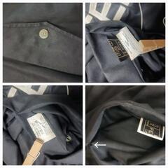 希少　FENDI　リバーシブル　ブルゾン　 ジャケット　ズッカ柄　バックロゴ　刺繍　モノトーン