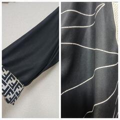 希少　FENDI　リバーシブル　ブルゾン　 ジャケット　ズッカ柄　バックロゴ　刺繍　モノトーン