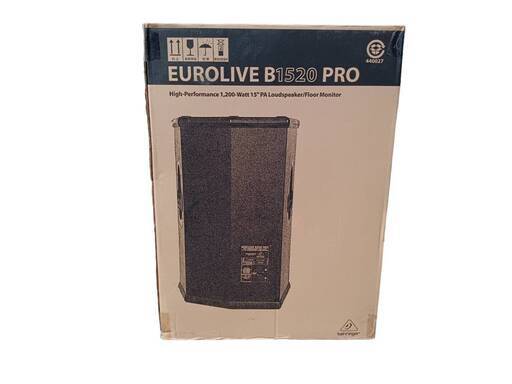 【決まりました】ペア販売42000円【新品】BEHRINGER ベリンガー EUROLIVE B1520 PRO 15インチ 許容入力：1,200W(ピーク)