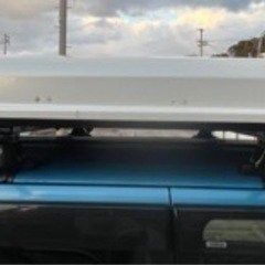 BR585-PWルーフボックス340L:ローダウンクルーザーE(両側開閉モデル)パールホワイト　