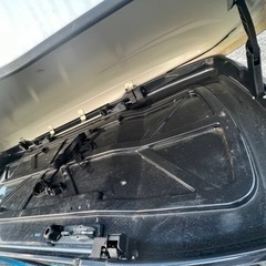 BR585-PWルーフボックス340L:ローダウンクルーザーE(両側開閉モデル)パールホワイト　