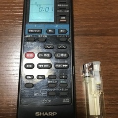 SHARP VC-F17 G0375GE ビデオ リモコン