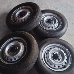 ✨値下げ‼️【ほぼ未使用】スズキ・エブリイの純正タイヤ＆ホイール