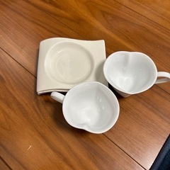 コーヒーマグカップ　陶器コースター