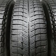 MICHELIN AGILIS X-ICE 195/80R15LT 107/105R 15インチ スタッドレス 4本 21年製 ハイエース キャラバン等　(TE312) 