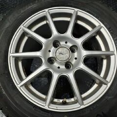 【YOKOHAMA ice GUARD iG50 PLUS 185/65R15】スタッドレス【SMART 15インチ 4本 6J4HPCD100+38】19年製 ティーダ ノート等　(TE316)