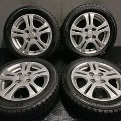【TOYO GARIT GIZ 155/65R14】スタッドレス【ダイハツ 純正ホイール 14インチ 4.5J4HPCD100+45】20年製 バリ溝 ムーブ タント等　(TF344) 