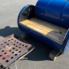 ✨ドラム缶 チェア！ ベンチ✨