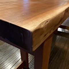 【美品】ウォールナット／天板／ダイニングテーブル