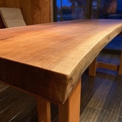 【美品】ウォールナット／天板／ダイニングテーブル